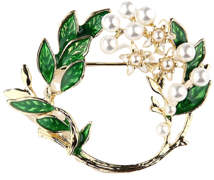 Stylish Leaf Brooch Pin