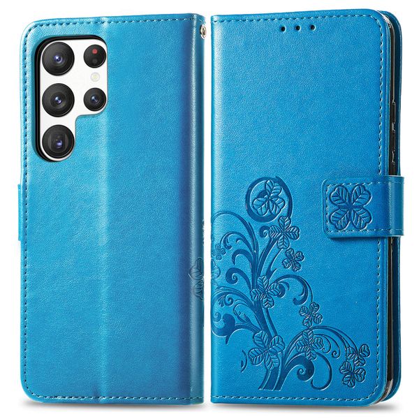 Magnetic Leather Embossed Case Compatible With Samsung Galaxy S20 Ultra