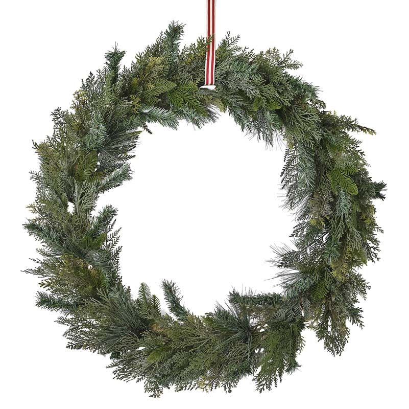 Rustic Red - Extra Large Foliage Christmas Wreath