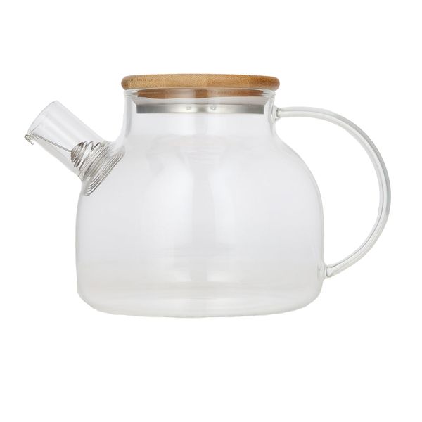 Borosilicate Teapot With Wooden Lid