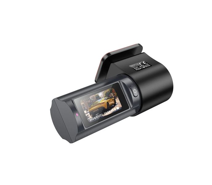 Hoco Dash Cam DV7 2K Display Hidden Driving Recorder - Black