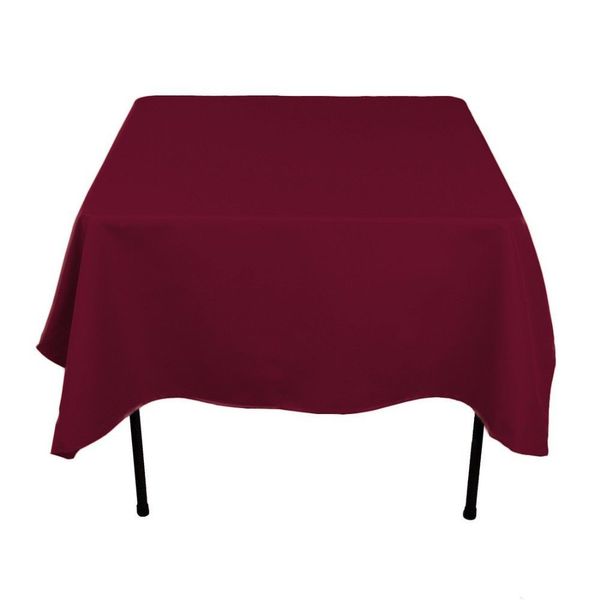 Burgundy Tablecloth 1.5x1.5m