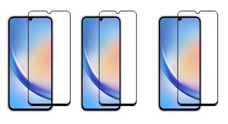 (Set of 3 ) Screen Protector For Samsung A34 5G