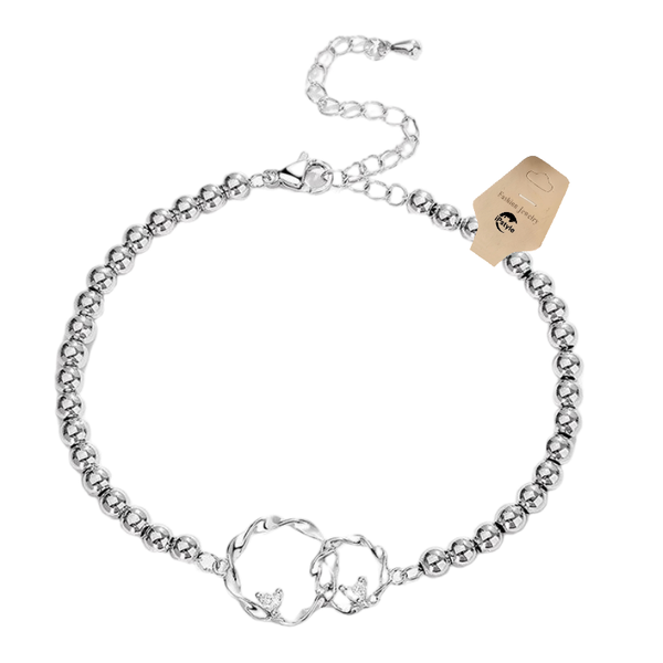 IPSTYLE Eternal Love Bracelet Heart Bracelet - Sister Gifts for Birthday