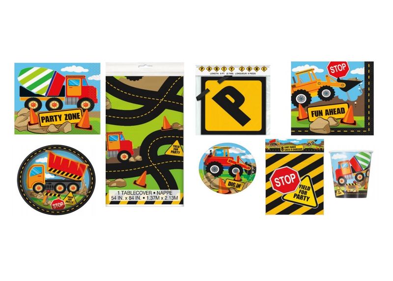 Construction Basic Party Tableware