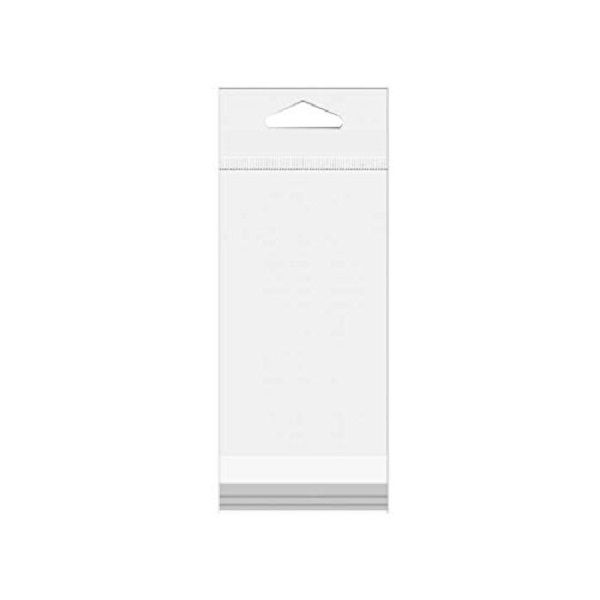 Self -Seal Header Bags Pack Of 250 ,40 Micron(100x350mm)
