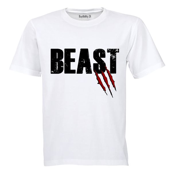 Beast! - Mens - T-Shirt - White