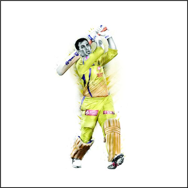 Super King Mahendra Singh Dhoni - A1 poster