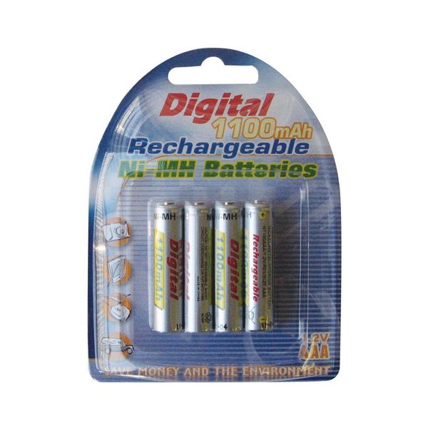 Vanson AAA 1100mah Rechargeable NI-MH Batteries - 4 Pack