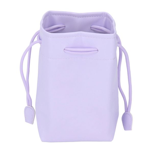 Purple drawstring film pouch