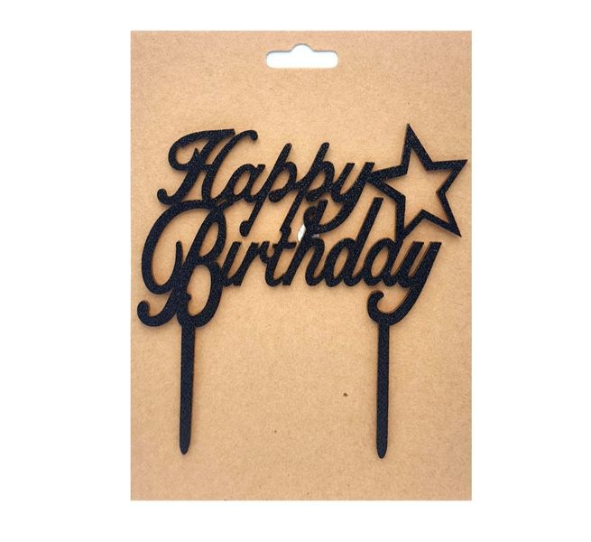 Happy Birthday Cake Topper