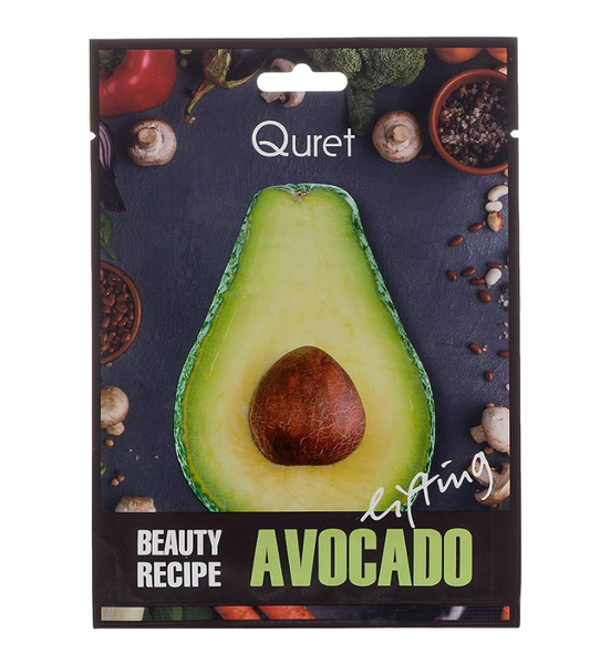 Quret Sheet Mask 25g, Avocado