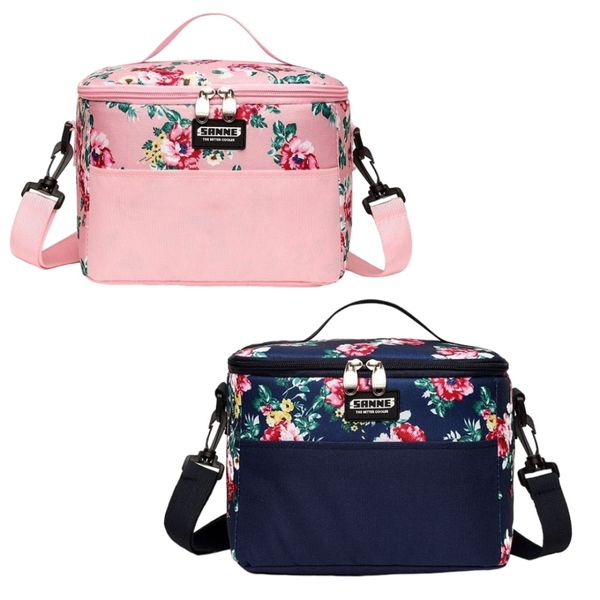 Floral Bliss Insulated Lunch Tote Duo - 6L