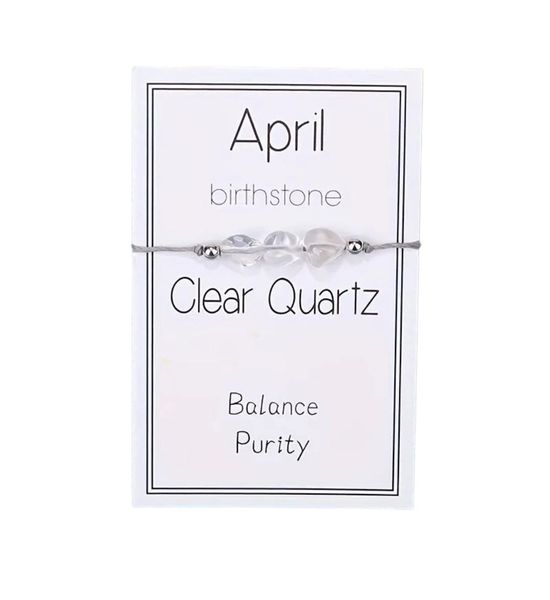 April Birthstone Bracelet