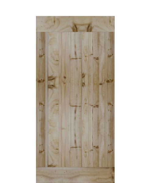 Modern Plank Barn Door (Only)