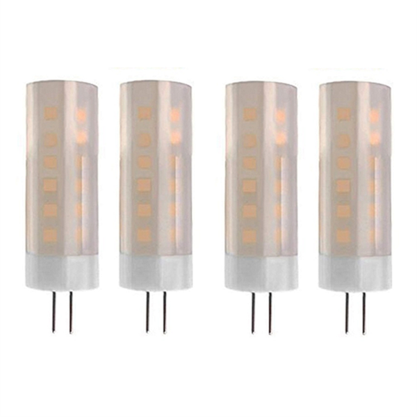 4 Pcs G4 Bulbs 1400-1800K 12V Low Voltage Flame Lamp Dc12V