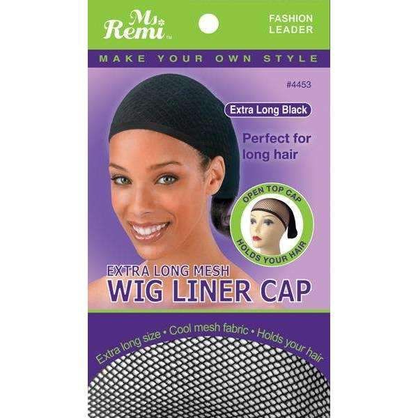 Ms. Remi - Wig Liner Cap XL Black- 6 Pack