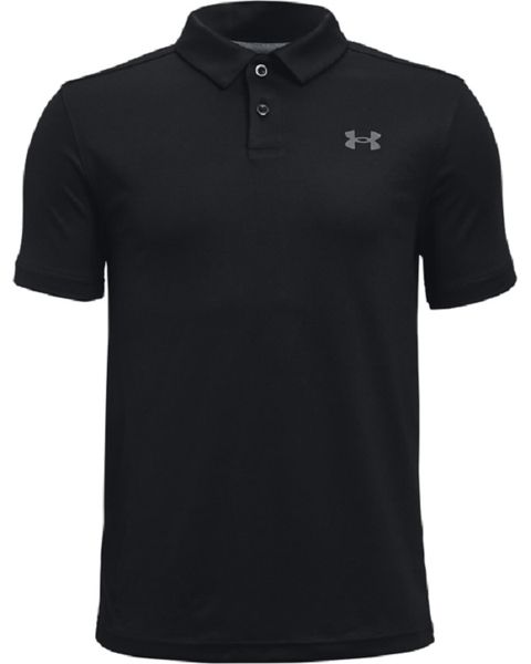 Under Armour - Boys' Performance Polo Golfer - Black/Grey
