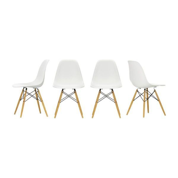 Set Of 4 White Wood Chair Shop Today Get It Tomorrow Takealot Com   S Zoom.file