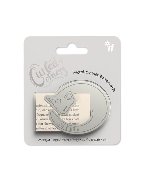 Curled Up Corners Bookmarks - Cosy Cat
