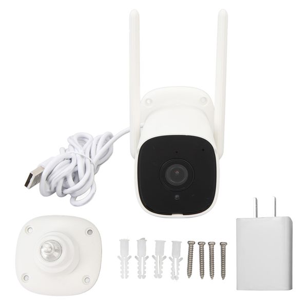 1080P Outdoor WiFi Security Camera IR Night Vision US Plug