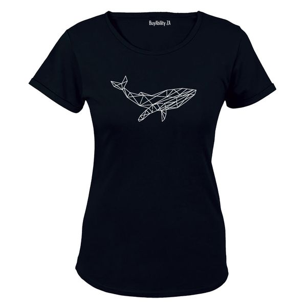 Whale Illustration - Ladies - T-Shirt