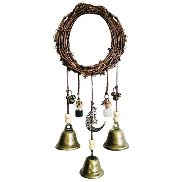 Decor Protection Door Hanging Witch Bells Wind Chimes Gift (10cm)