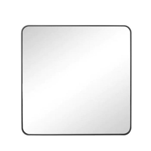 Mirror - Square - Black Frame - 800mm X 800mm