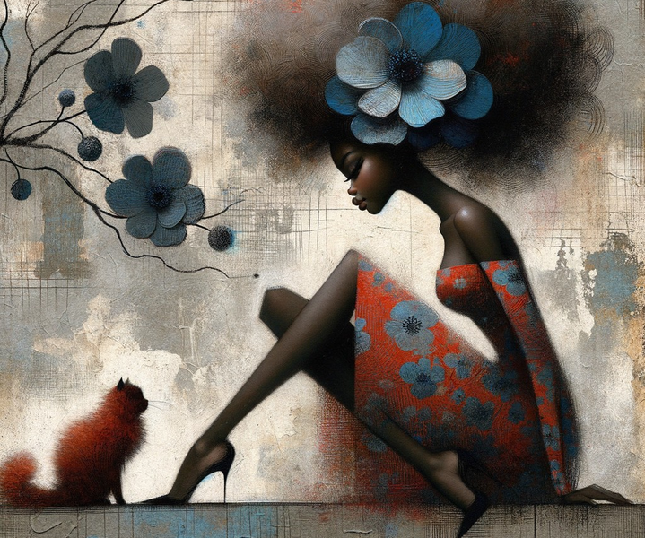 Modern Canvas Wall Art Home Decor - Modern Lady