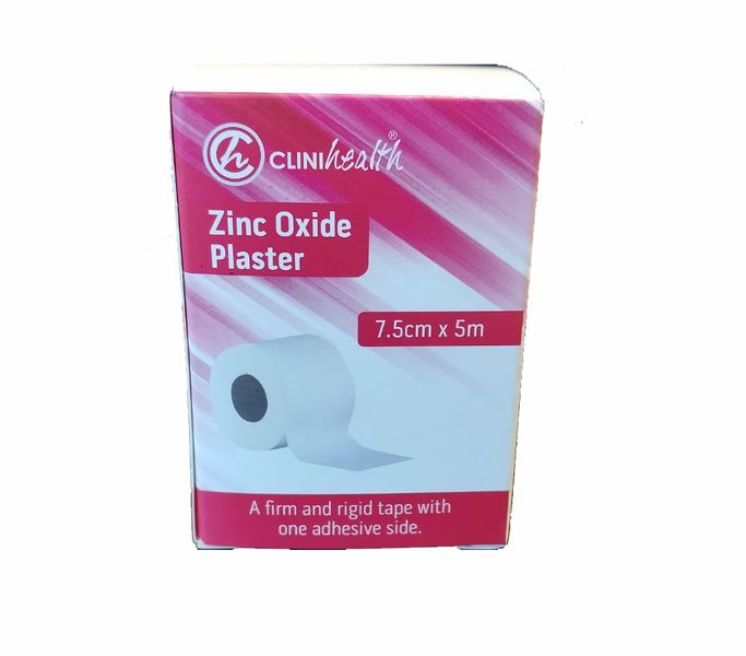 Zinc Oxide Plaster Tape 7.5cm x 5 - Singles