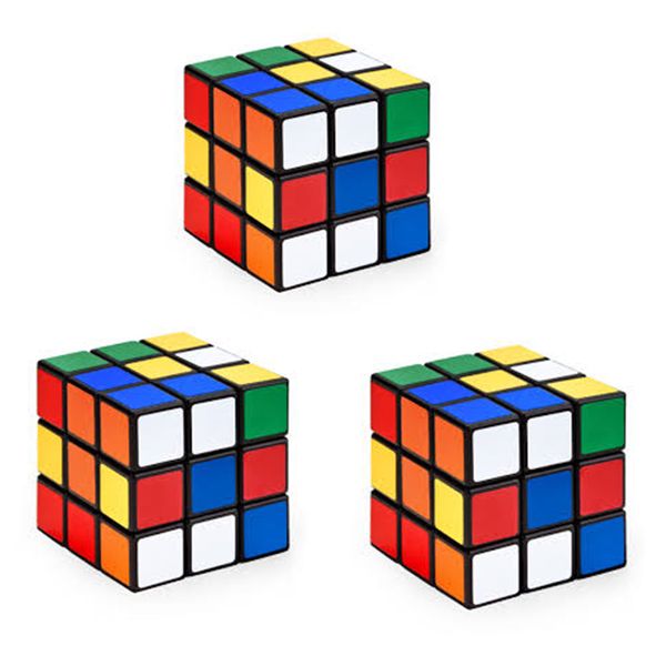 3 x Budget Magic Puzzle Cube 3x3