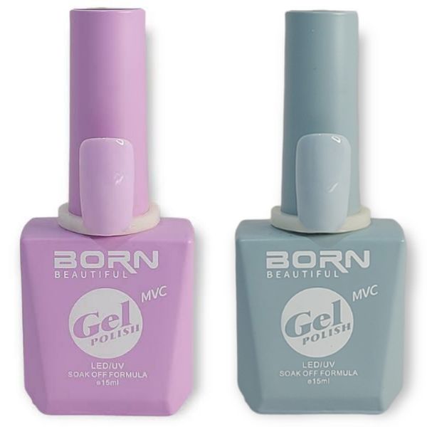 Born Beautiful MVC Professional Gel Polish 15ml 073 &amp; 066
