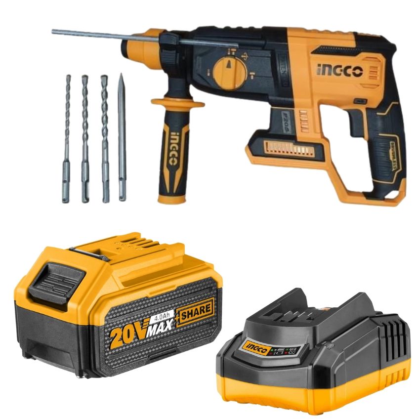 Ingco cordless deals rotary hammer drill