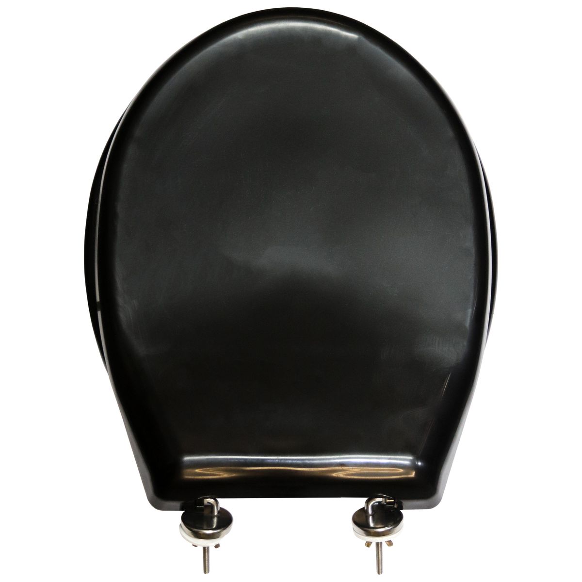 Parker Evolution Heavy Duty Toilet Seat - Black - Metal Hing