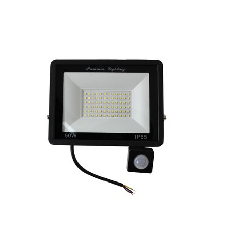 50 Watt 4000 Lumens Premium LED Floodlight IP65 with Motion