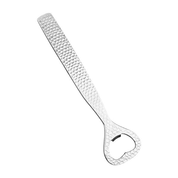 Stainless Steel Heart Shaped Hammered Bottle Opener