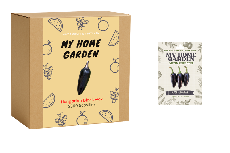 Chilli Grow Kit Complete - Black Hungarian + Seed pack
