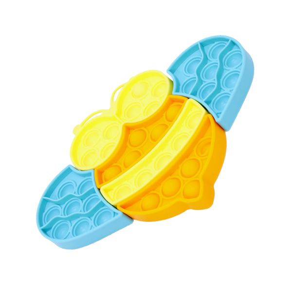Fidget Toys - Pop It Washable Reusable Fidget Puzzle Toy -Butterfly- 2 Pack