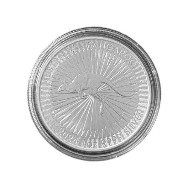 Encapsulated 2024 1oz Australian Kangaroo Silver Coin