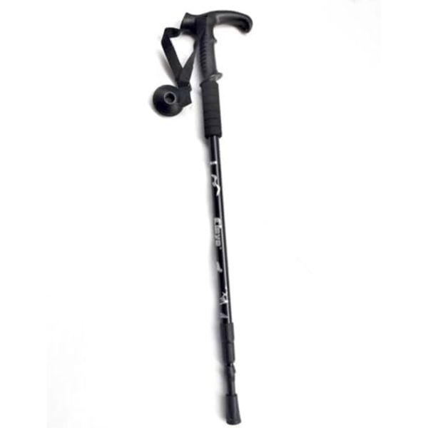 Adjustable Trekking Pole, Aluminium Alloy 3-Section Telescopic Hiking