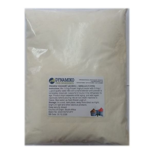 Dynamiko - Frozen Yoghurt Premix Powder - Vanilla (Acidic Profile)