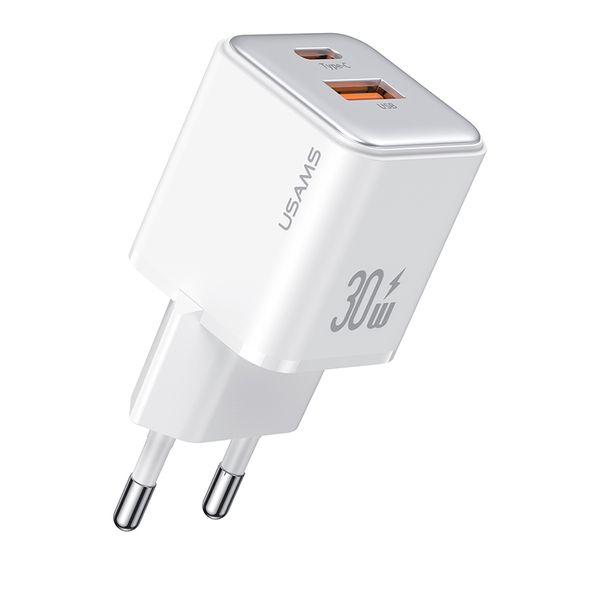 USAMS-CC189 PD30W+QC3.0 Dual Port Fast Charger