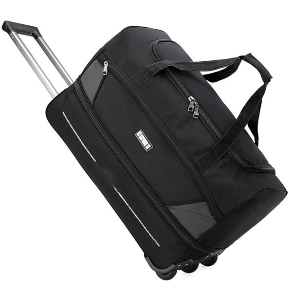 Rolling Travel Bag Luggage Foldable Gym Bag Garment Bag Travel Duffel Bag