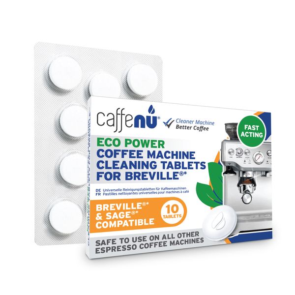 Caffenu Eco Power Coffee Cleaning Tablets for Breville Espresso machines