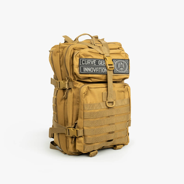 30L Military Tactical Backpack - Black - Curve Gear