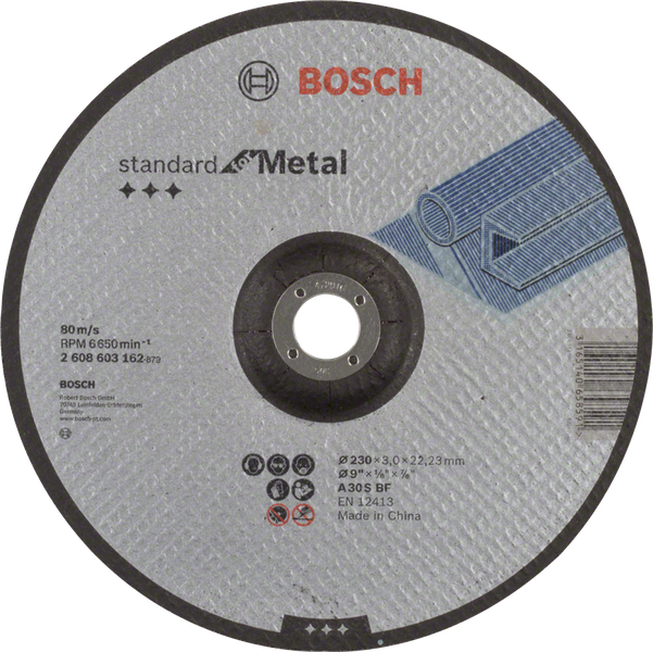 Cutting Depressed Centre Standard Metal A 30 S BF, 230, 22,23, 3,0