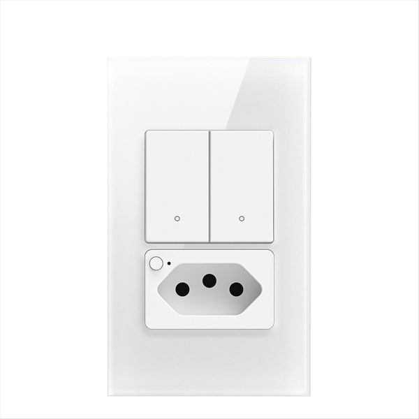 Tuya Wifi Smart Switch Brazil Socket Required 2 Gang Light Switch