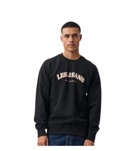 Lee Men's Kansas Crew Fleece In Black