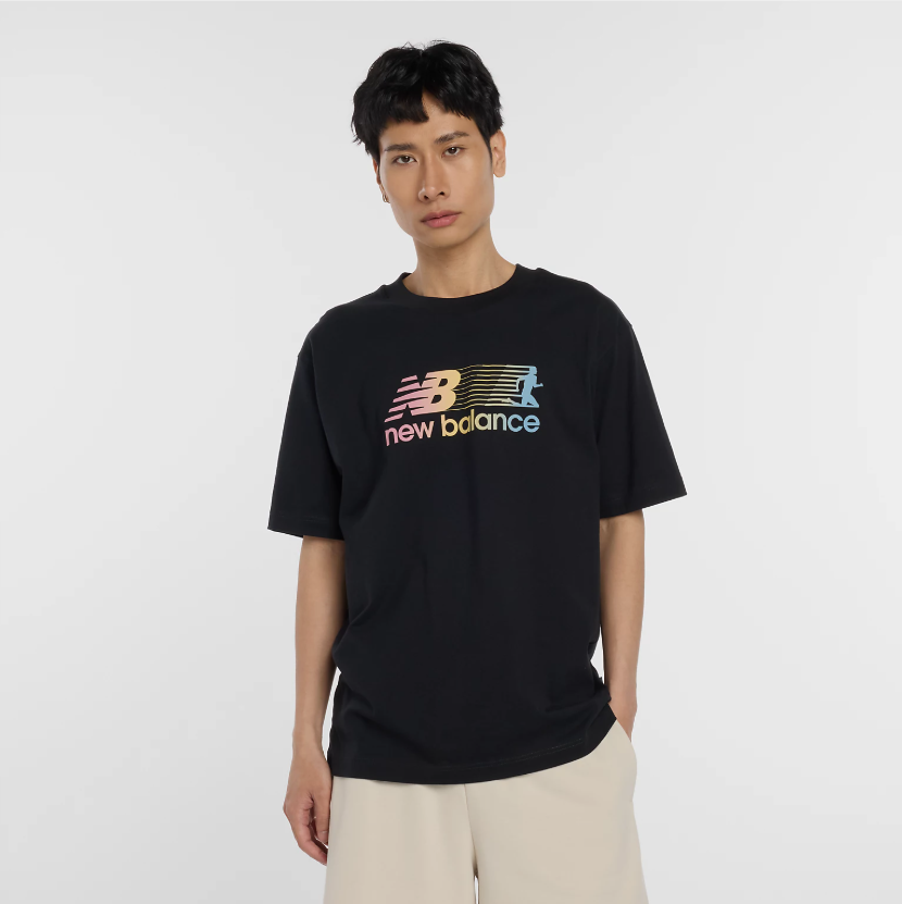 New Balance Men's Gradient Runner Tee - Black