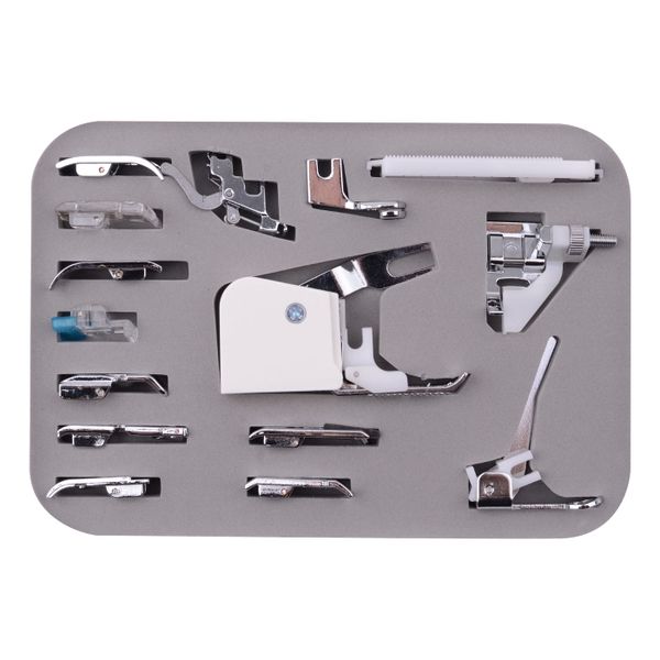 15 in 1 Universal Sewing Machine Presser Feet Kit with Box